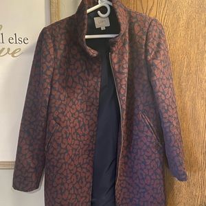 Loft coat Maroon and Navy